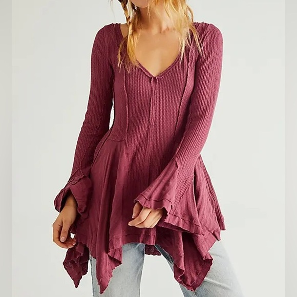 We The Free Tops - We The Free Purple Tunic Top